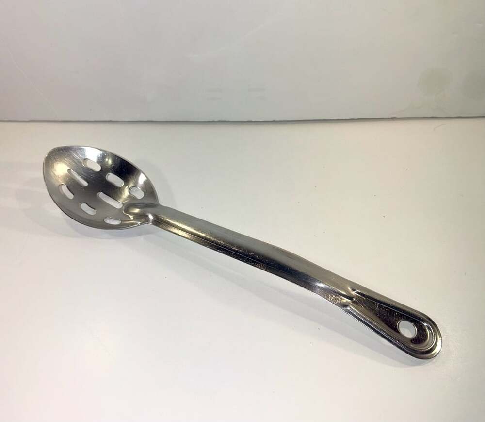 Polar Ware Co. 18/8 Stainless Steel Slotted Basting Spoon T1413 NSF Certified